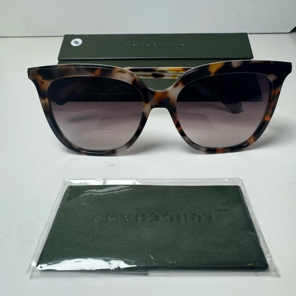 Longchamp Women’s Tortoise Shell Sunglasses LO728S Sunglasses
